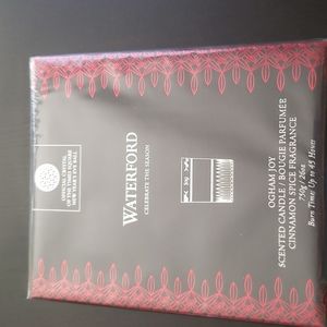 Waterford Crystal Ogham Joy Cinnamon Spice Candle